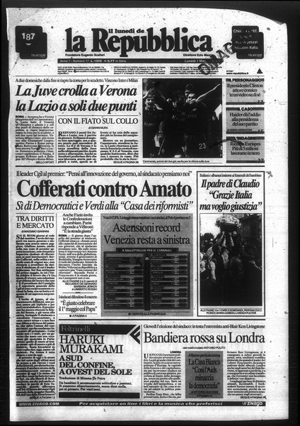 Il lunedì de La repubblica